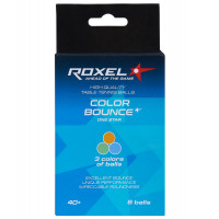 Мяч для настольного тенниса Roxel 1* Color Bounce, 6 шт