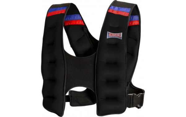 Жилет с утяжелением (15кг) Lonsdale Weight Vest 160083-15 черный 600_380