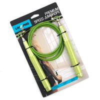 Скакалка Live Pro Speed Jump Rope LP8283 зеленый, 185 гр