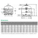 Фильтр песочный для общественных бассейнов Poolmagic д.1600 мм, с фланцами 110 мм 75_75