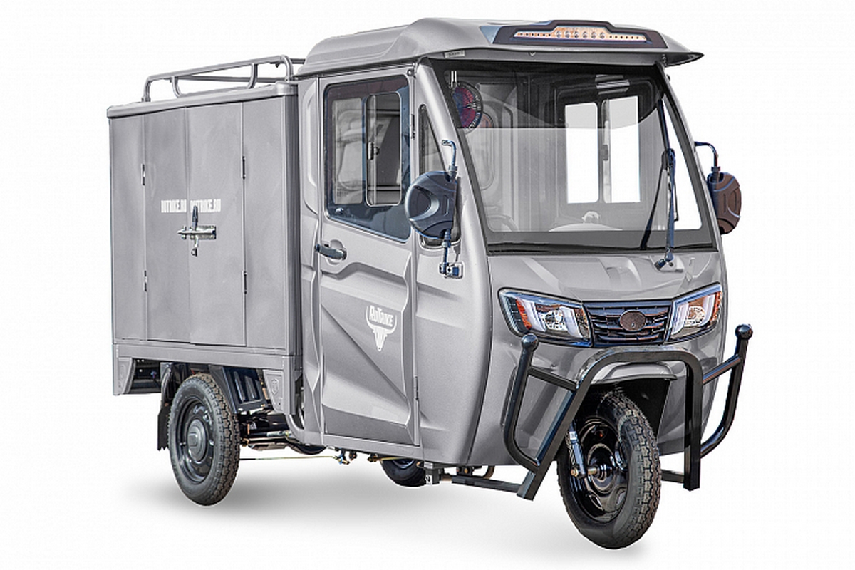 Грузовой электротрицикл RuTrike КАРГО Кабина Дуал 024460-2757 серый 1200_800