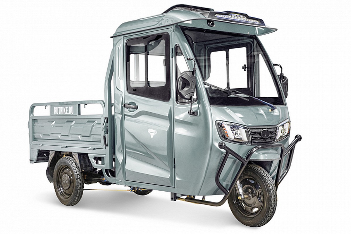 Грузовой электротрицикл RuTrike КАРГО Кабина 1500 60V1000W 022468-2735 серый 1200_800