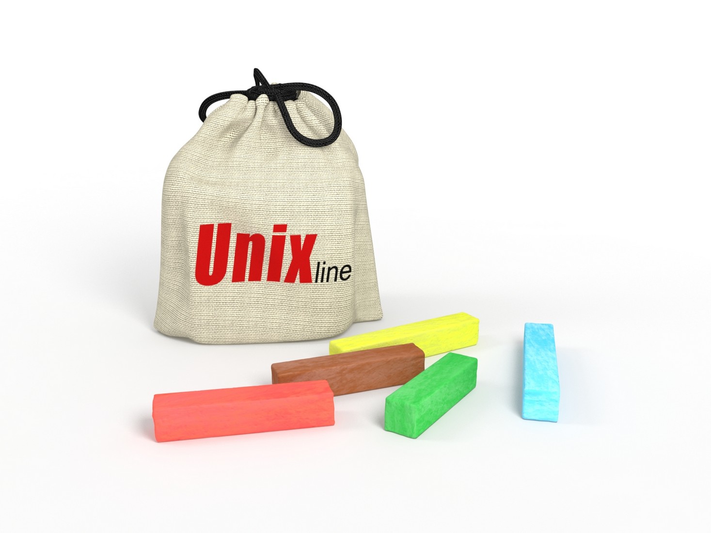 Мелки для рисования на батуте Unix line (5шт) TRUMEL5 1467_1100